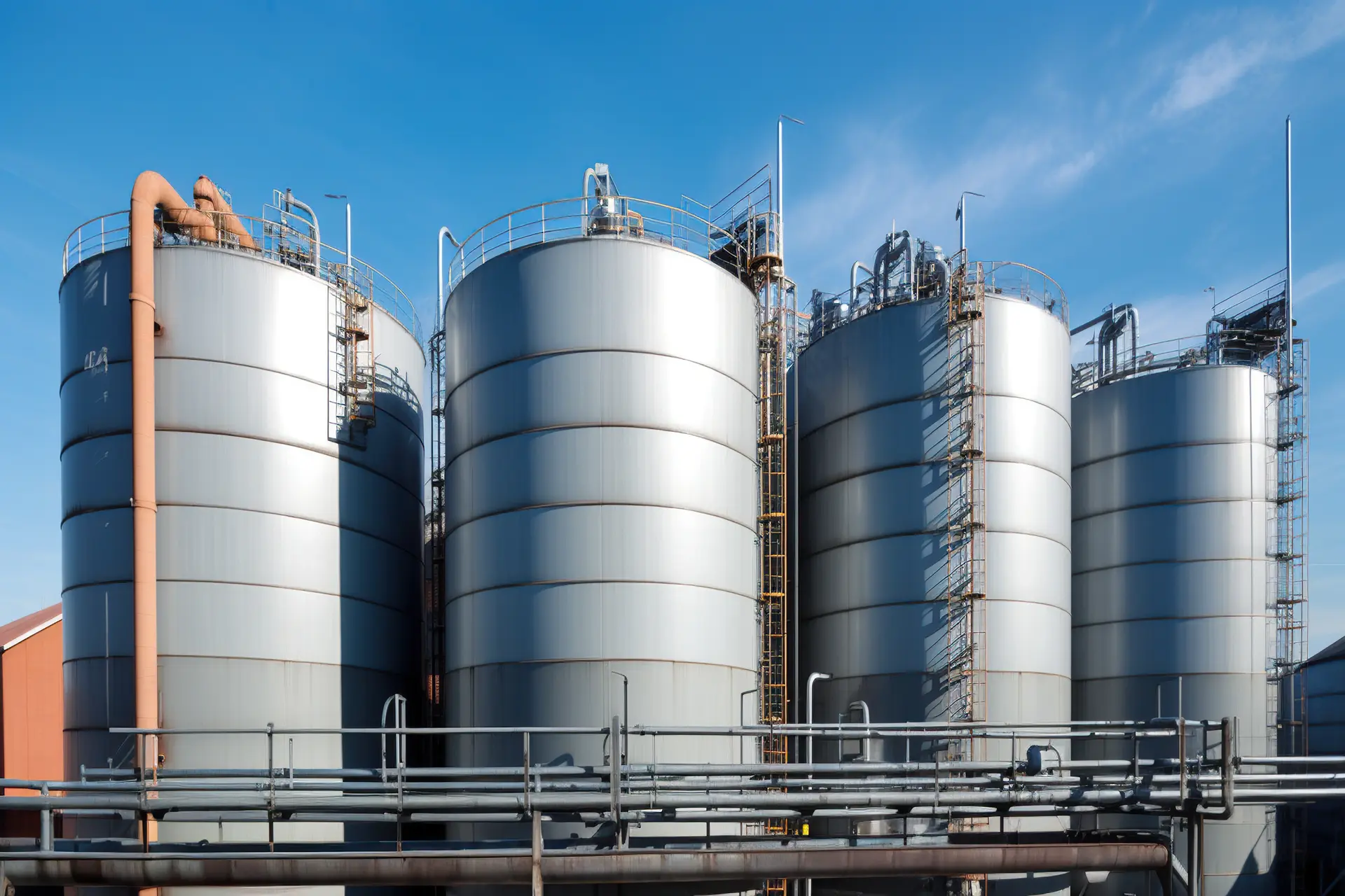 Storage tanks and utilities temperature monitoring