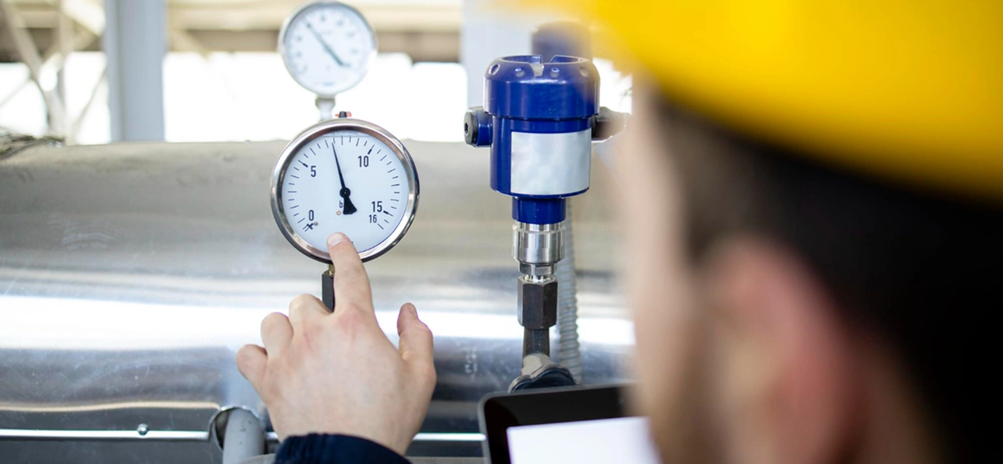 Aluminium pot preheating temperature monitoring