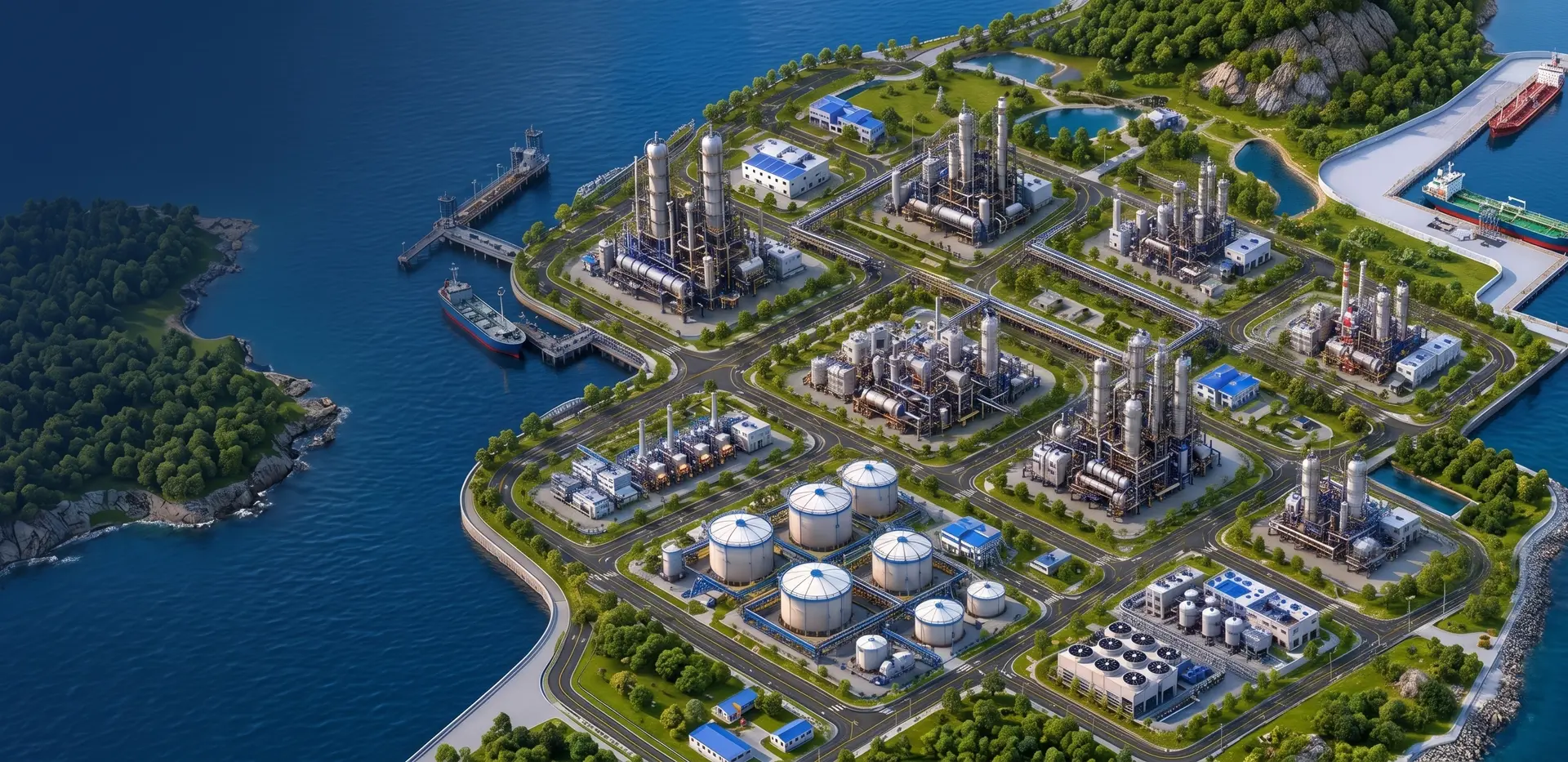 Oil and gas refinery process units